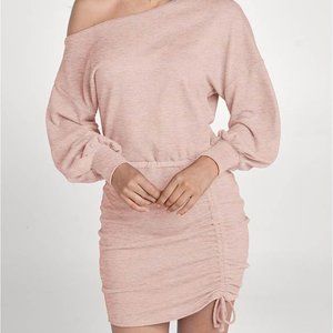 NWOT Venus Ruched Off the shoulder dress